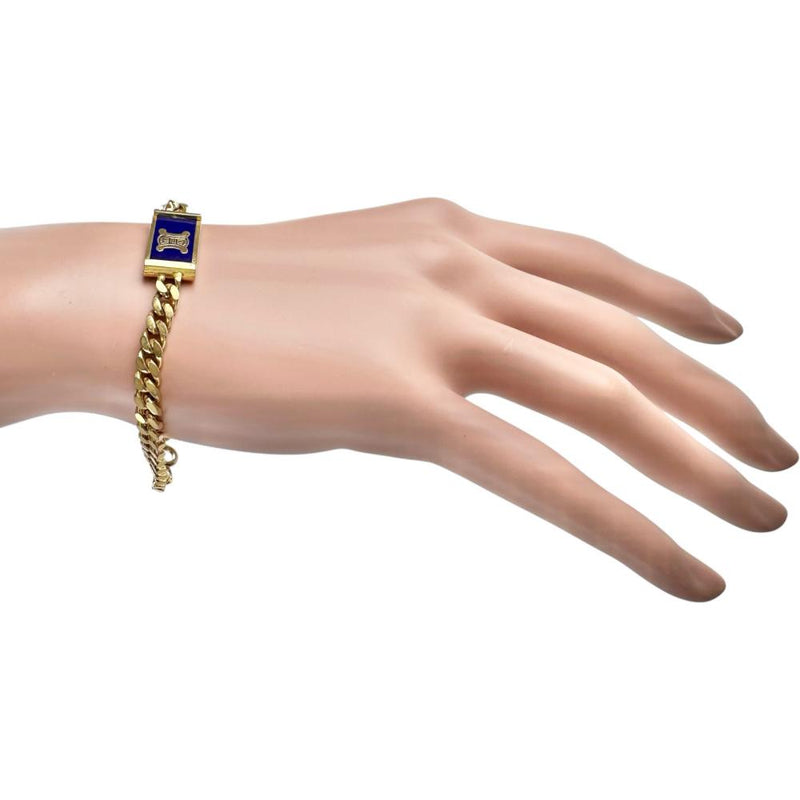 【CELINE/セリーヌ】 トリオンフ プレート 喜平 ブレスレット GP 14.6g 18.5cm レディース
【中古】【真子質店】【GD】




【ITI】