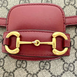 【GUCCI/グッチ】 ホースビット 1955 658574 ショルダーバッグ GGスプリームキャンバス ベージュ/レッド レディース【中古】【真子質店】【BL】 【IMiKx】