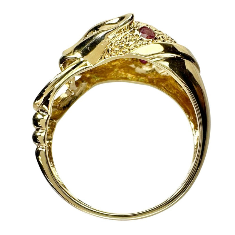 13号 パンサー ダイヤモンド 0.04ct ルビー/サファイア/エメラルド 0.15/0.11/0.06ct リング・指輪 K18ゴールド 18金 5.4g レディース
【中古】【真子質店】【NN】




【KIMo】