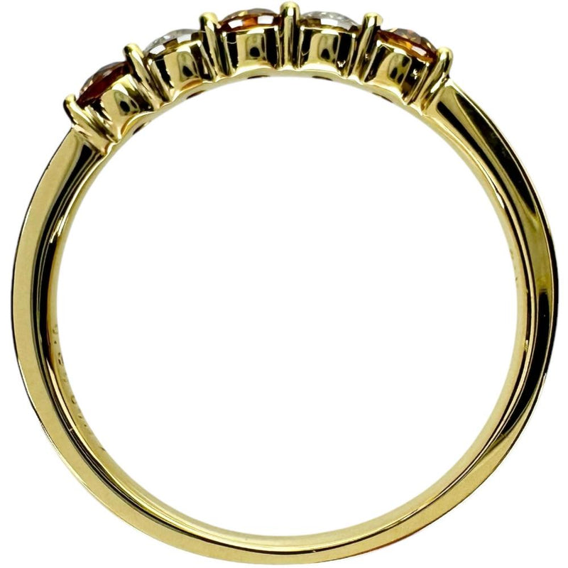 12号 イエローダイヤモンド（天然カラー） 0.30ct ダイヤモンド 0.17ct リング・指輪 K18ゴールド 18金 2.3g レディース
【中古】【真子質店】【NN】




【SMaMo】