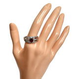 21号 ビルマ産ルビー 0.72ct ダイヤモンド 計0.36ct リング・指輪 K18WGホワイトゴールド 18金 9.0g レディース 【中古】【真子質店】【NN】 【IMoDx】