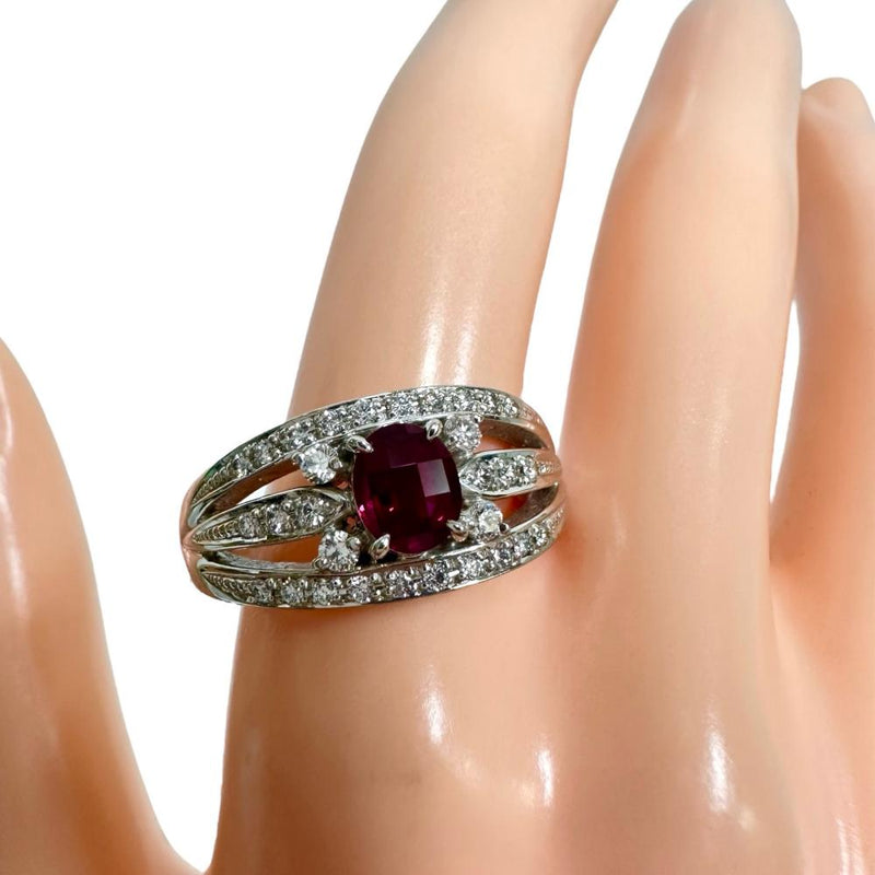 21号 ビルマ産ルビー 0.72ct ダイヤモンド 計0.36ct リング・指輪 K18WGホワイトゴールド 18金 9.0g レディース
【中古】【真子質店】【NN】




【IMoDx】