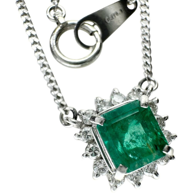 エメラルド 0.82ct ダイヤモンド 0.25ct ネックレス Pt850プラチナ 4.4g 41cm レディース
【中古】【真子質店】【NN】




【YIY】