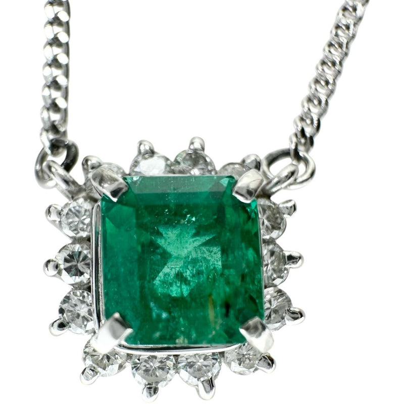 エメラルド 0.82ct ダイヤモンド 0.25ct ネックレス Pt850プラチナ 4.4g 41cm レディース
【中古】【真子質店】【NN】




【YIY】
