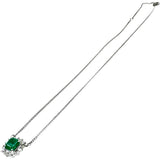 エメラルド 0.82ct ダイヤモンド 0.25ct ネックレス Pt850プラチナ 4.4g 41cm レディース
【中古】【真子質店】【NN】




【YIY】