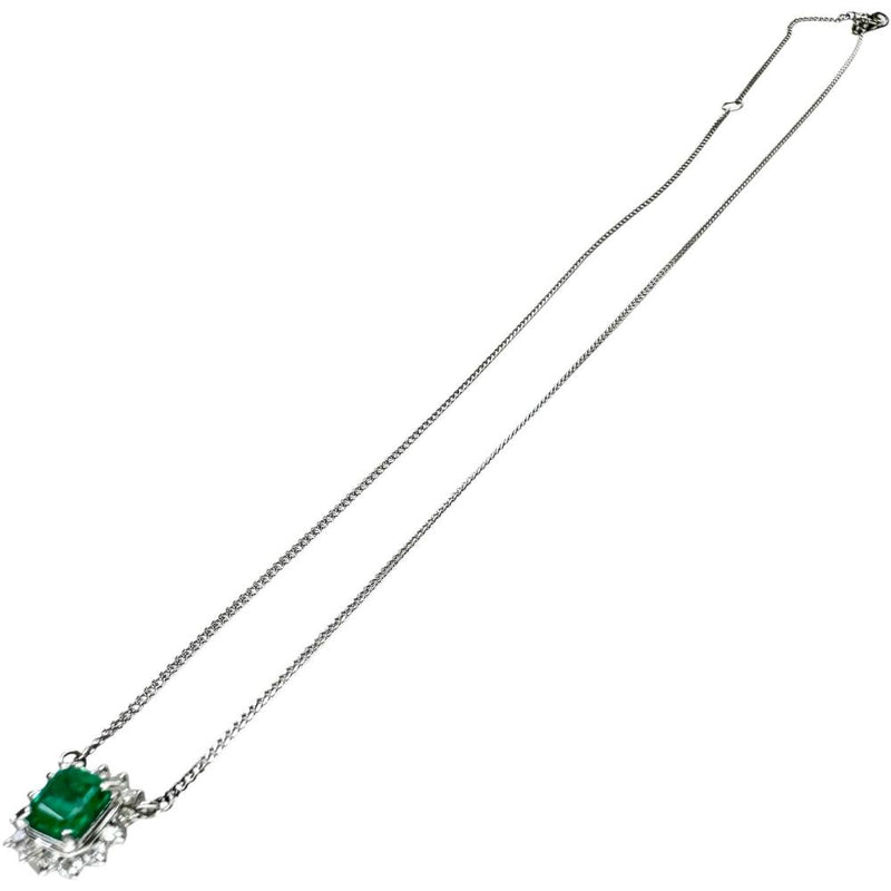 エメラルド 0.82ct ダイヤモンド 0.25ct ネックレス Pt850プラチナ 4.4g 41cm レディース
【中古】【真子質店】【NN】




【YIY】