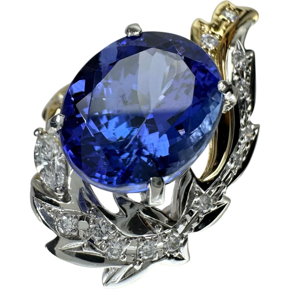K18 プラチナ アクアマリン ダイヤモンド リング 17.5号 2.9g K18 プラチナ アクアマリン ダイヤモンド リング 17.5号 2.9g