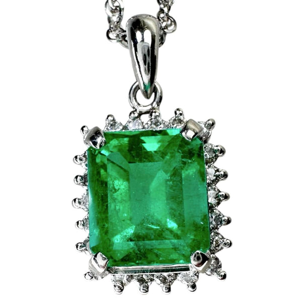 エメラルド 2.79ct ダイヤモンド 計0.21ct ネックレス Pt850プラチナ/(トップ分析済み) 6.4g 43cm レディース
【中古】【真子質店】【NN】




【TMaMoD】