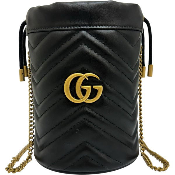 【GUCCI/グッチ】 ミニバケット 575163  GGマーモント ショルダーバッグ レザー ブラック革/ゴールド金具 レディース【中古】【真子質店】【BL】




【Kxx】