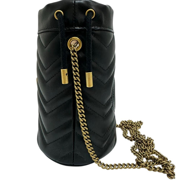 【GUCCI/グッチ】 ミニバケット 575163  GGマーモント ショルダーバッグ レザー ブラック革/ゴールド金具 レディース【中古】【真子質店】【BL】




【Kxx】