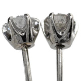 ダイヤモンド 0.248×2ct ピアス Pt900プラチナ/(分析済) 1.3g レディース 【中古】【真子質店】【NN】 【TMaI】