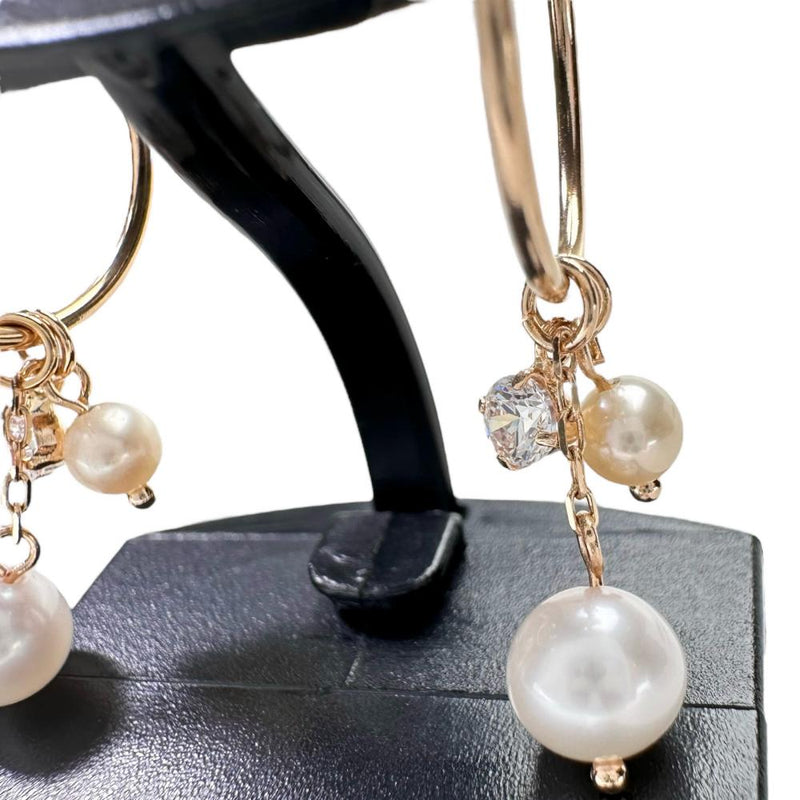 フープ 淡水真珠 3.7～5.5ｍｍ 透明石 ピアス K18PGピンクゴールド 18金 1.6g レディース
【中古】【真子質店】【NN】




【IDMa】