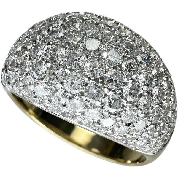 14号【Damiani/ダミアーニ】 パヴェ ダイヤモンド リング・指輪 K18ゴールド 18金/K18WGホワイトゴールド 18金 7.2g レディース 【中古】【真子質店】【BL】 【IYMox】