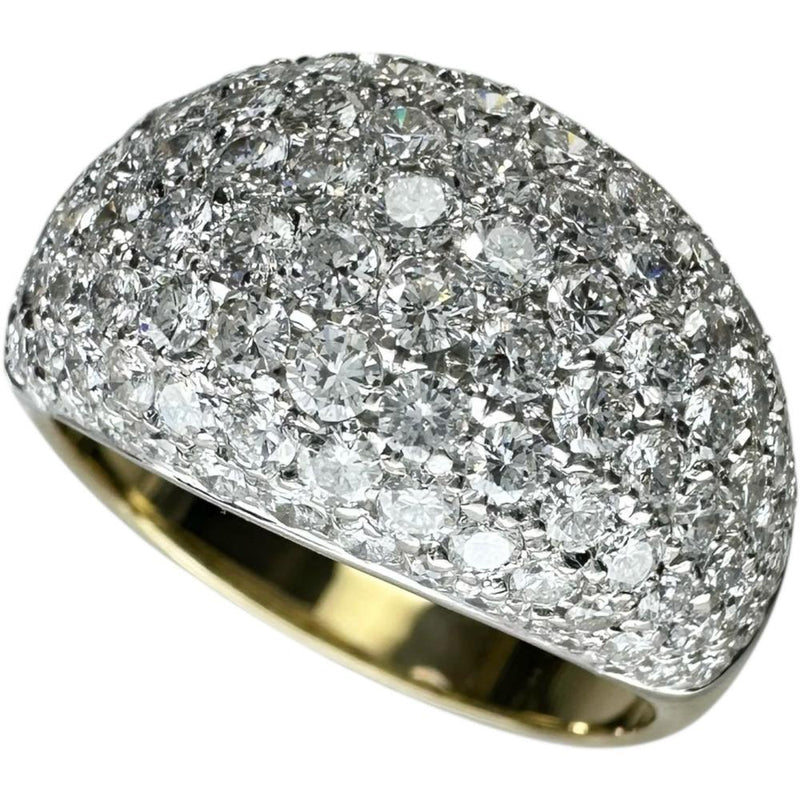 14号【Damiani/ダミアーニ】 パヴェ ダイヤモンド リング・指輪 K18ゴールド 18金/K18WGホワイトゴールド 18金 7.2g レディース 【中古】【真子質店】【BL】 【IYMox】