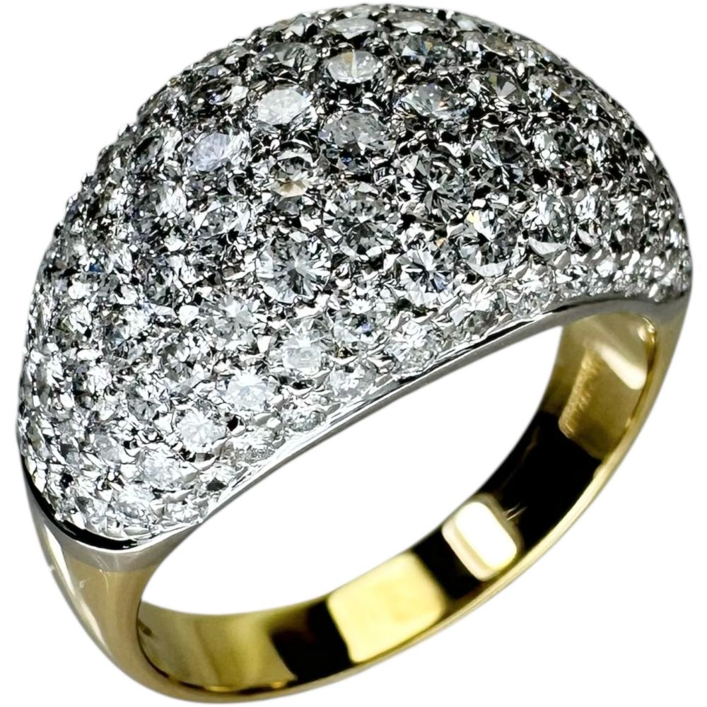 14号【Damiani/ダミアーニ】 パヴェ ダイヤモンド リング・指輪 K18
