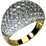 14号【Damiani/ダミアーニ】 パヴェ ダイヤモンド リング・指輪 K18ゴールド 18金/K18WGホワイトゴールド 18金 7.2g レディース 【中古】【真子質店】【BL】 【IYMox】