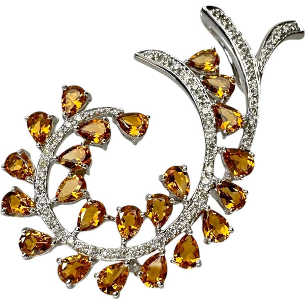 シトリン 2.47ct ダイヤモンド 0.23ct ペンダントトップ K18WGホワイトゴールド 18金 6.2g レディース
【中古】【真子質店】【NN】




【KIMo】