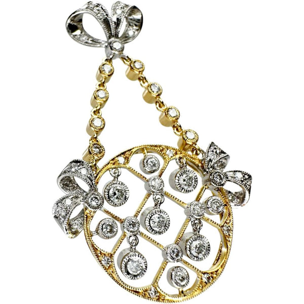 【Ponte Vecchio/ポンテヴェキオ】 リボン ダイヤモンド 0.70ct ペンダントトップ K18YGイエローゴールド 18金/K18WGホワイトゴールド 18金 6.6g レディース
【中古】【真子質店】【NN】




【SYMi】