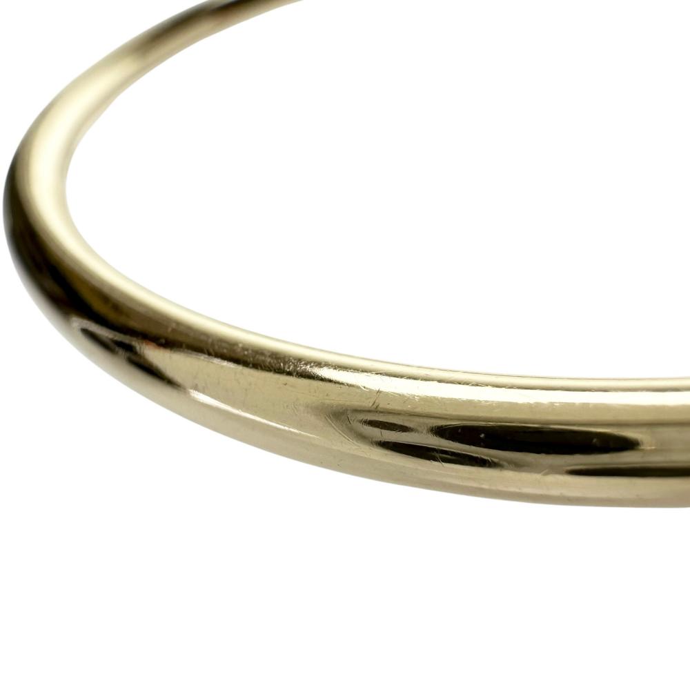 TIFFANY&Co./ティファニー】 シンプルバングル ブレスレット K14YG
