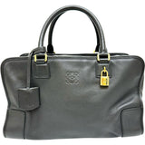 【LOEWE/ロエベ】 アマソナ36 ハンドバッグ レザー ブラック レディース【中古】【真子質店】【BL】 【MoKT】