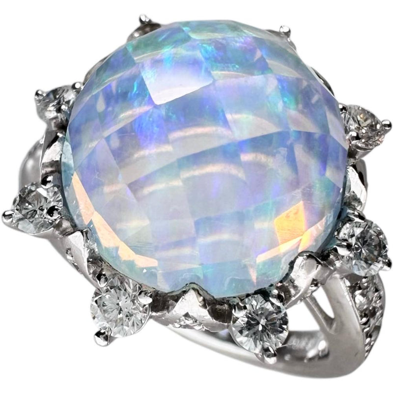 12.5号 合成オパール 5.00ct ダイヤモンド 計0.67ct リング・指輪 K18WGホワイトゴールド 18金 8.0g レディース
【中古】【真子質店】【NN】




【SMaMo】