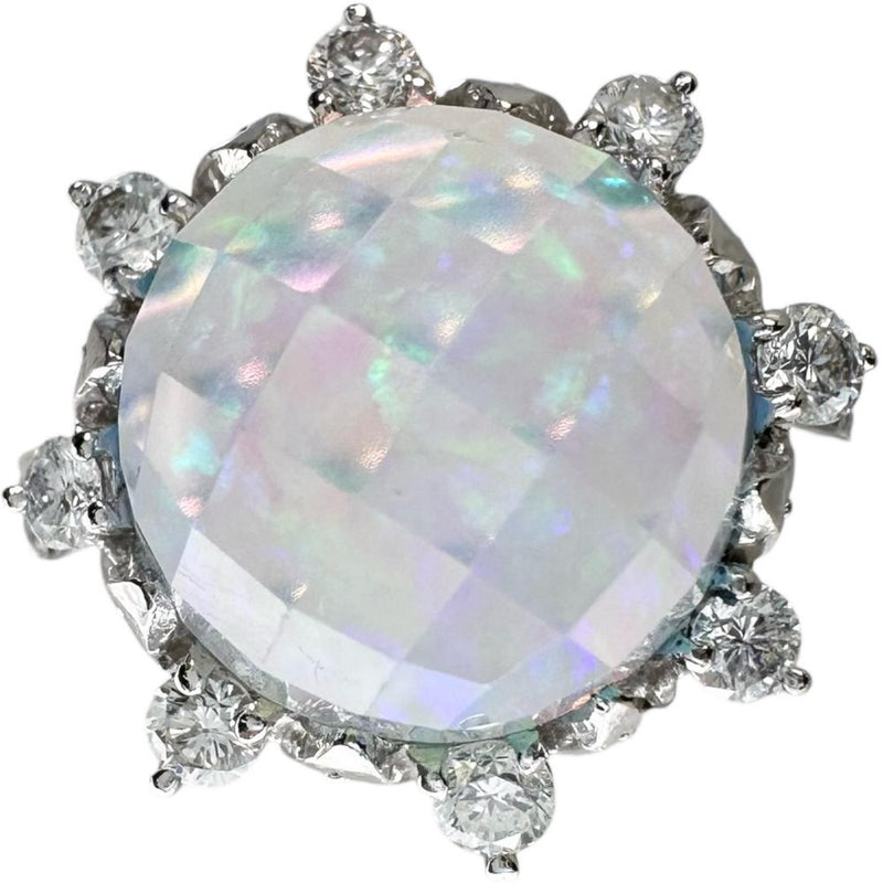 12.5号 合成オパール 5.00ct ダイヤモンド 計0.67ct リング・指輪 K18WGホワイトゴールド 18金 8.0g レディース
【中古】【真子質店】【NN】




【SMaMo】