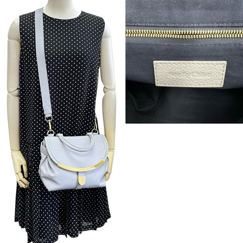 【SEE BY CHLOE/シーバイクロエ】 2WAY ハンドバッグ レザー ライトブルー レディース【中古】【真子質店】【BL】




【Kx】