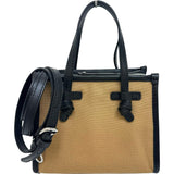 【GIANNI CHIARINI/ジャンニキャリーニ】 ミニトート  2WAY ハンドバッグ キャンバス/レザー ベージュ/ブラック/シルバー金具 レディース【中古】【真子質店】【BL】




【MiMi】