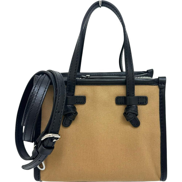【GIANNI CHIARINI/ジャンニキャリーニ】 ミニトート  2WAY ハンドバッグ キャンバス/レザー ベージュ/ブラック/シルバー金具 レディース【中古】【真子質店】【BL】




【MiMi】