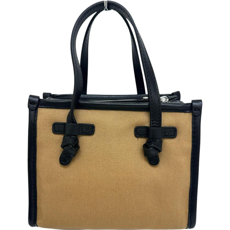 【GIANNI CHIARINI/ジャンニキャリーニ】 ミニトート  2WAY ハンドバッグ キャンバス/レザー ベージュ/ブラック/シルバー金具 レディース【中古】【真子質店】【BL】




【MiMi】