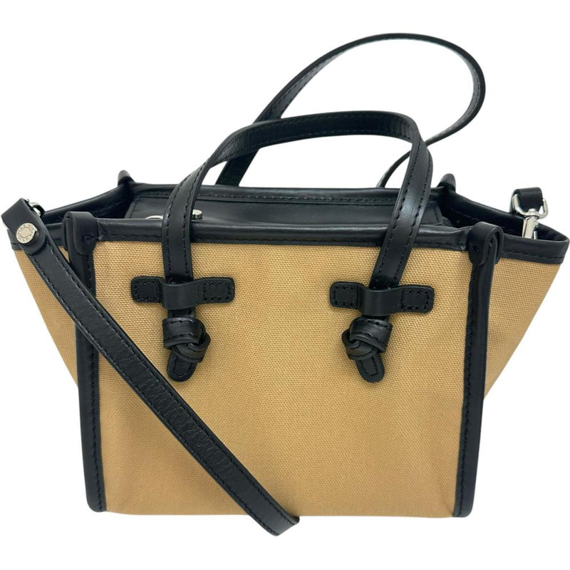【GIANNI CHIARINI/ジャンニキャリーニ】 ミニトート  2WAY ハンドバッグ キャンバス/レザー ベージュ/ブラック/シルバー金具 レディース【中古】【真子質店】【BL】




【MiMi】