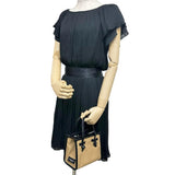 【GIANNI CHIARINI/ジャンニキャリーニ】 ミニトート 2WAY ハンドバッグ キャンバス/レザー ベージュ/ブラック/シルバー金具 レディース【中古】【真子質店】【BL】




【MiMi】