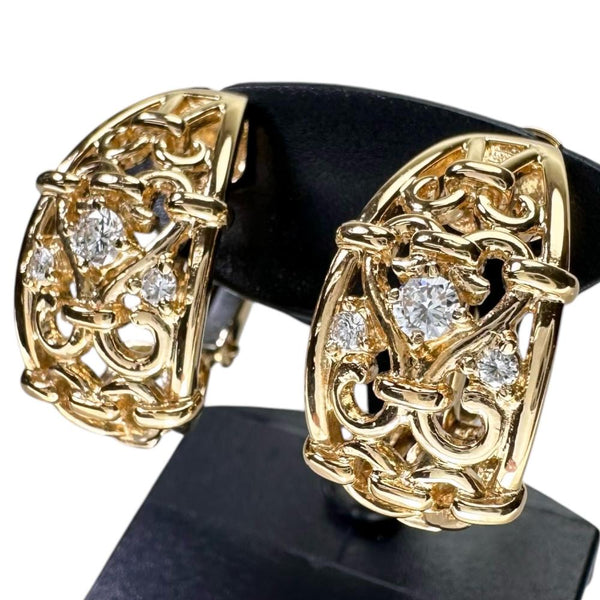 【CELINE/セリーヌ】 透かしデザイン ダイヤモンド 計0.12×2ct イヤリング K18ゴールド 18金 9.5g レディース
【中古】【真子質店】【GD】




【ITTI】
