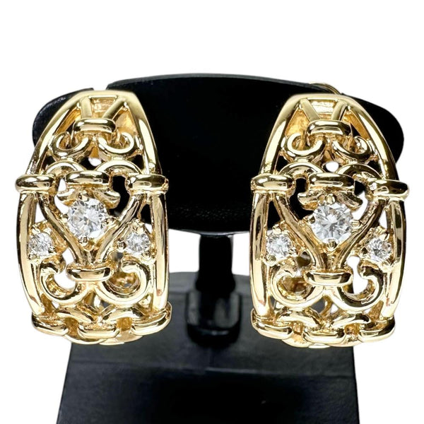 【CELINE/セリーヌ】 透かしデザイン ダイヤモンド 計0.12×2ct イヤリング K18ゴールド 18金 9.5g レディース
【中古】【真子質店】【GD】




【ITTI】