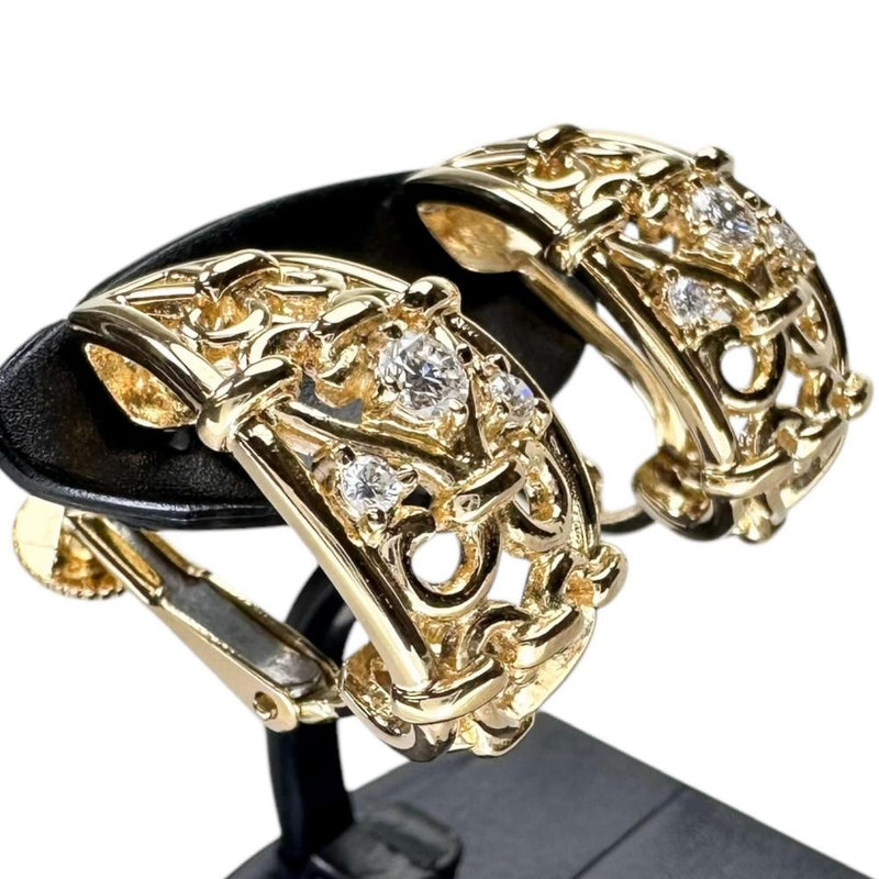 【CELINE/セリーヌ】 透かしデザイン ダイヤモンド 計0.12×2ct イヤリング K18ゴールド 18金 9.5g レディース
【中古】【真子質店】【GD】




【ITTI】