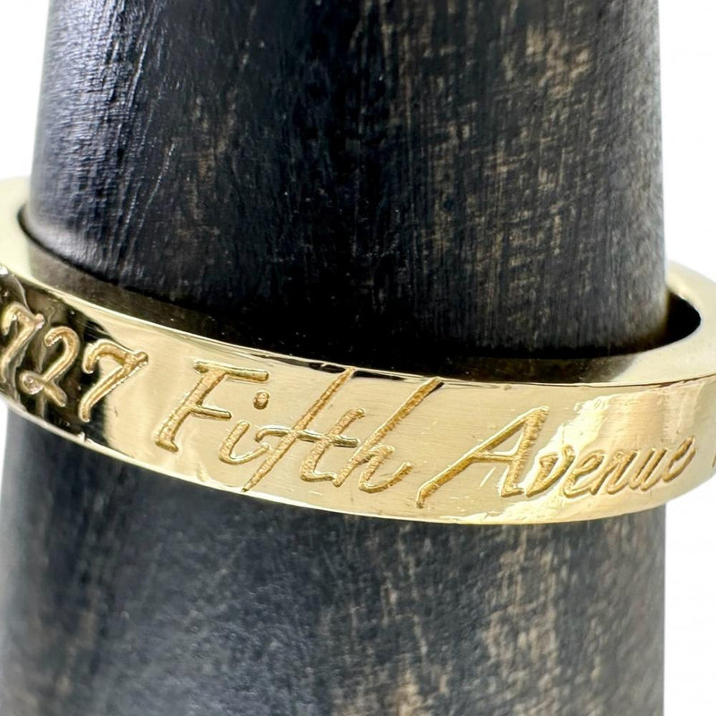 11.5号【TIFFANY&Co./ティファニー】 リング・指輪 ノーツ　ナロー　ニューヨーク K18ゴールド 18金 3.5g レディース
【中古】【真子質店】【BL】




【DSMo】