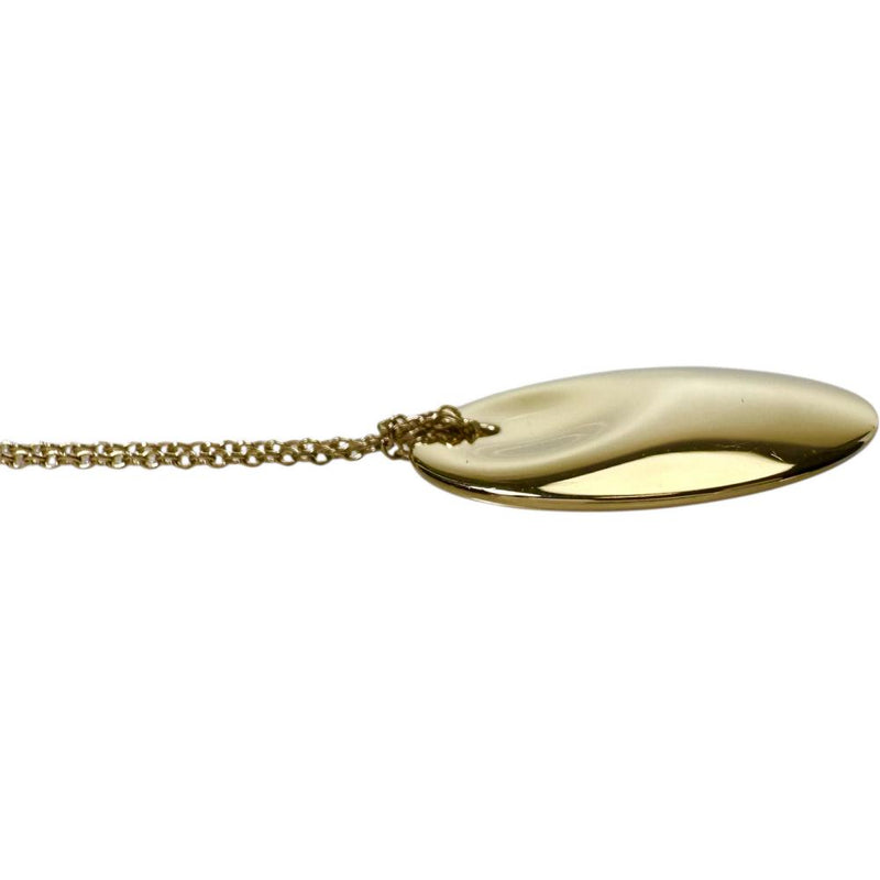 【TIFFANY&Co./ティファニー】 ラウンド/サークル ネックレス ペレッティ K18ゴールド 18金 5.9g 39cm レディース 【中古】【真子質店】【BL】 【MiID】