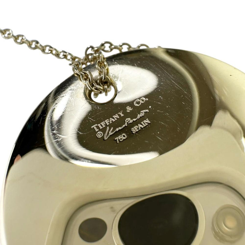 【TIFFANY&Co./ティファニー】 ラウンド/サークル ネックレス ペレッティ K18ゴールド 18金 5.9g 39cm レディース 【中古】【真子質店】【BL】 【MiID】