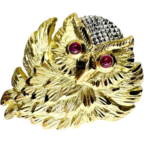 フクロウモチーフ ブローチ兼用 ルビー 0.10ct ペンダントトップ K18ゴールド 18金/Pt900プラチナ 7.7g レディース
【中古】【真子質店】【NN】




【MiTx】