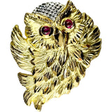 フクロウモチーフ ブローチ兼用 ルビー 0.10ct ペンダントトップ K18ゴールド 18金/Pt900プラチナ 7.7g レディース
【中古】【真子質店】【NN】




【MiTx】