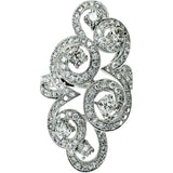 15.5号 ダイヤモンド 0.56/1.16ct リング・指輪 K18WGホワイトゴールド 18金 8.4g レディース 【中古】【真子質店】【NN】 【IMoSMo】
