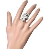 15.5号 ダイヤモンド 0.56/1.16ct リング・指輪 K18WGホワイトゴールド 18金 8.4g レディース 【中古】【真子質店】【NN】 【IMoSMo】