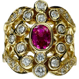 11.5号 ルビー 0.51ct ダイヤモンド 0.46ct リング・指輪 K18ゴールド 18金/金性分析済み 8.8g レディース
【中古】【真子質店】【NN】




【IISS】