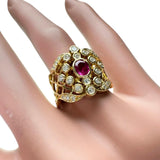 11.5号 ルビー 0.51ct ダイヤモンド 0.46ct リング・指輪 K18ゴールド 18金/金性分析済み 8.8g レディース
【中古】【真子質店】【NN】




【IISS】
