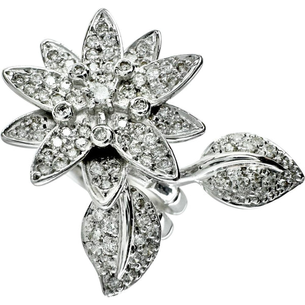 10.5号 フラワーモチーフ ダイヤモンド 0.65ct リング・指輪 K18WGホワイトゴールド 18金 11.7g レディース
【中古】【真子質店】【NN】




【IMoMiD】