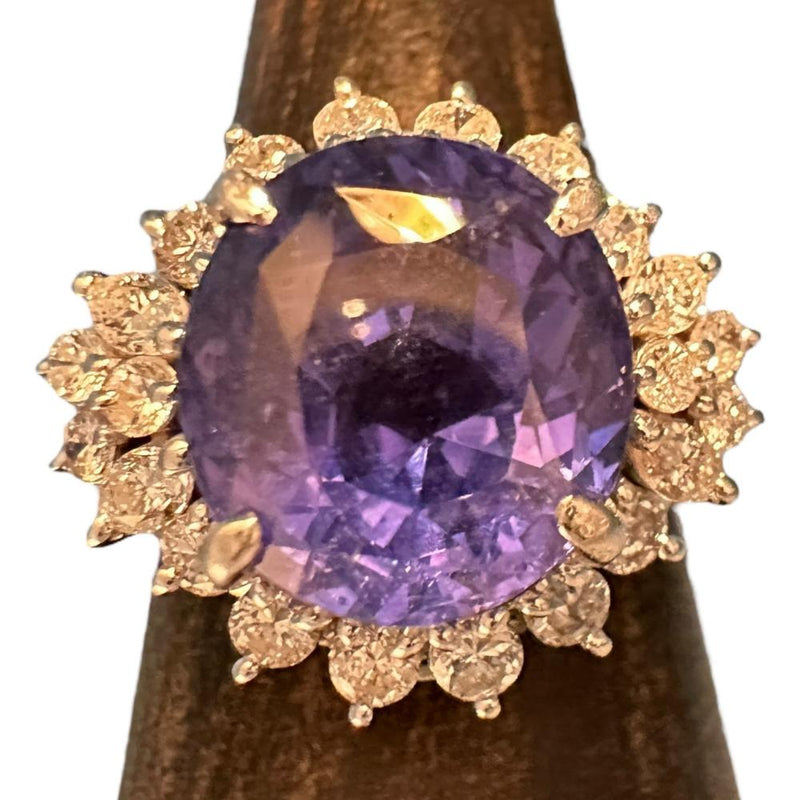 14号 スリランカ産非加熱サファイヤ（カラーチェンジ） 8.69ct ダイヤモンド 0.80ct リング・指輪 Pt900プラチナ 10.8g レディース
【中古】【真子質店】【NN】




【MoMoxx】