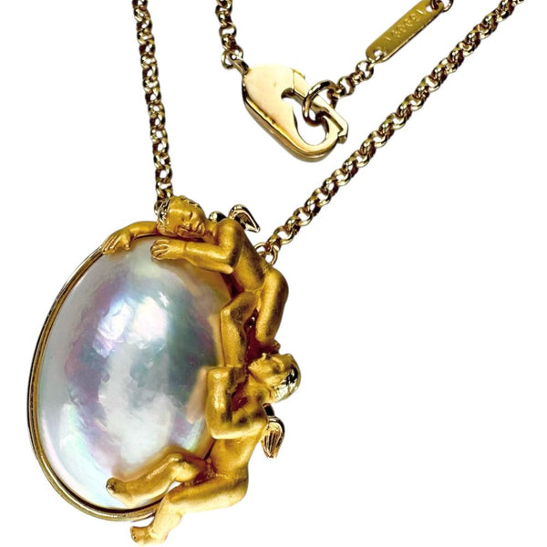 【Carrera y Carrera/カレライカレラ】 天使モチーフ マベパール/マベ真珠 ネックレス K18ゴールド 18金 11.5g 45cm 139691 レディース
【中古】【真子質店】【BL】




【TxMaMo】