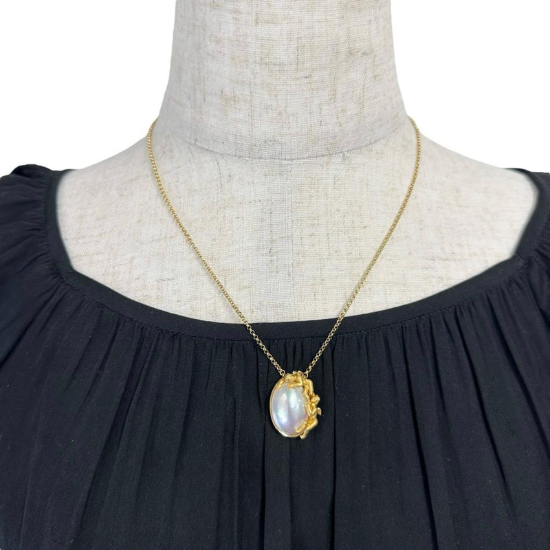 【Carrera y Carrera/カレライカレラ】 天使モチーフ マベパール/マベ真珠 ネックレス K18ゴールド 18金 11.5g 45cm 139691 レディース
【中古】【真子質店】【BL】




【TxMaMo】