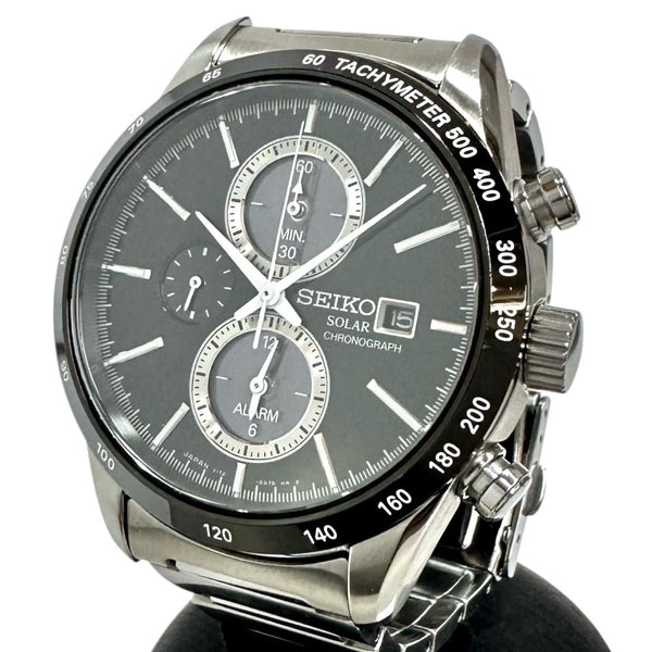 【SEIKO/セイコー】 V172-0AP0  ▲難有　クロノ不良 腕時計 ステンレススチール ソーラー 黒文字盤 レディース
【中古】【真子質店】【NN】




【Max】