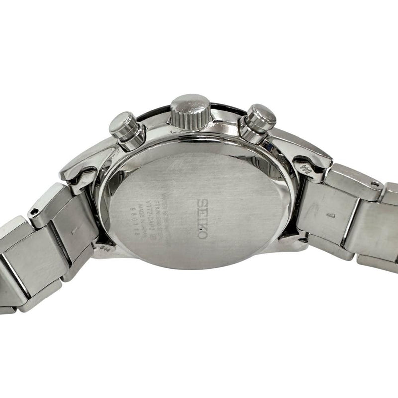 【SEIKO/セイコー】 V172-0AP0  ▲難有　クロノ不良 腕時計 ステンレススチール ソーラー 黒文字盤 レディース
【中古】【真子質店】【NN】




【Max】